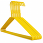 Yellow Metal Coat Hangers - Plain