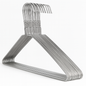 Galvanised Metal Coat Hangers - Plain