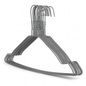 Grey Wire Coat Hangers - Notched