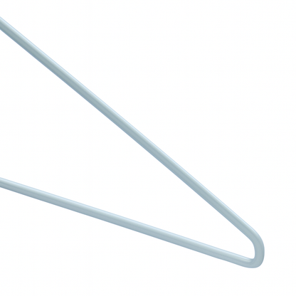 White Metal Coat Hangers - Plain