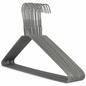 Grey Metal Coat Hangers - Plain