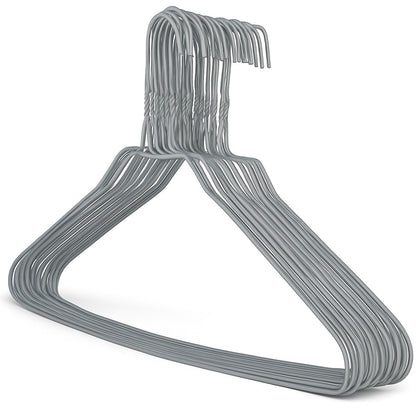 Grey Metal Shirt Hangers - 14.5G