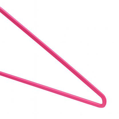 Pink Metal Shirt Hangers - 14.5G